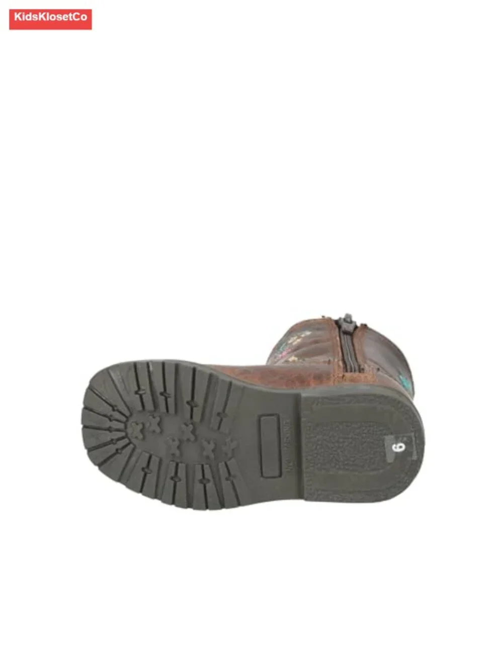 Toddlers' Square Toe Leather Western Cowboy Boots with Tricot Lining